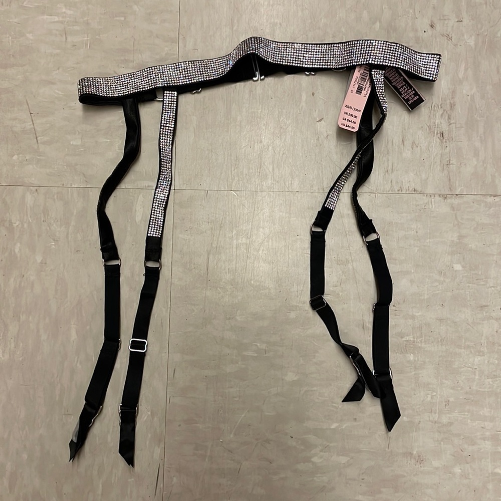 Victoria’s Secret Shine Strap Garter Belt